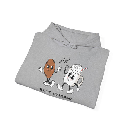 Cute 'Best Friends' Hooded Sweatshirt for Joyful Moments